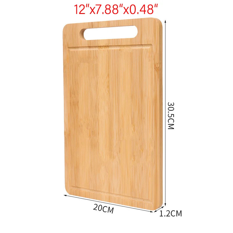 3-Pack Wooden Cutting Board Set Durable & Thick